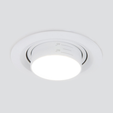 Встраиваемые точечные светильники — Встраиваемый светильник Elektrostandard 9920 LED 15W 3000K белый купить в 