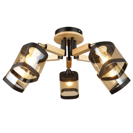 Потолочные люстры — Потолочная люстра IMEX MD.4508-5-S BK+FGD купить в 