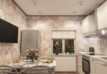 Накладные точечные светильники — Накладной светильник Denkirs DK3080-WH+PI купить в 