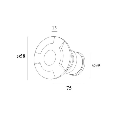 Подсветка стен и ступеней — Подсветка ступеней лестницы Denkirs DK1003-WH купить в 