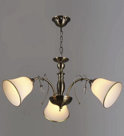 Люстры подвесные — 3045/3 бронза купить в 