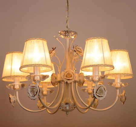 Люстры подвесные — Подвесная люстра Abrasax 2031/6 (cream pearl) купить в 