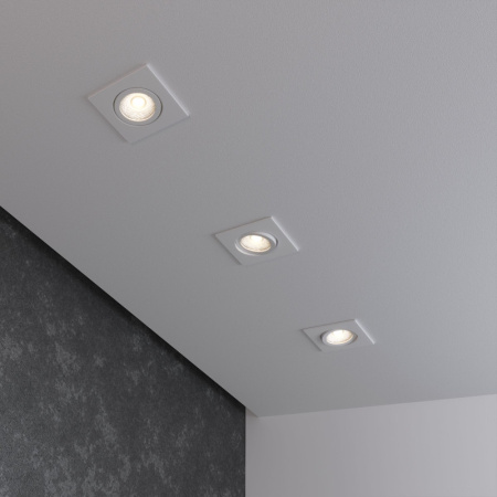 Встраиваемые точечные светильники — Встраиваемый светильник Elektrostandard 15273/LED 5W 4200K WH белый купить в 