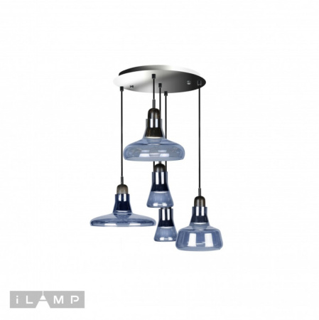 Подвесные светильники — Подвесной светильник iLamp AP9006-5 BL купить в  Подвесные светильники — Подвесной светильник iLamp AP9006-5 BL купить в