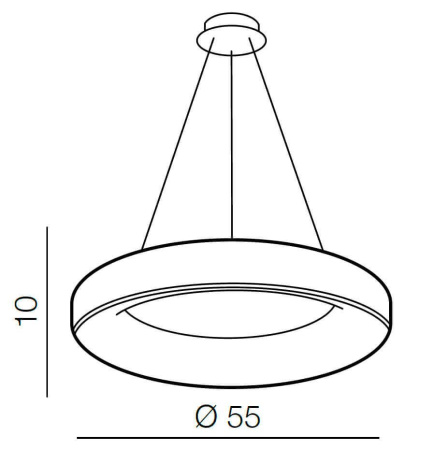Подвесные светильники — Подвесной светильник Azzardo Sovana Pendant 55 CCT AZ2728 купить в 