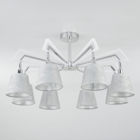 Люстры на штанге — Люстра на штанге Eurosvet 60082/8 хром купить в 