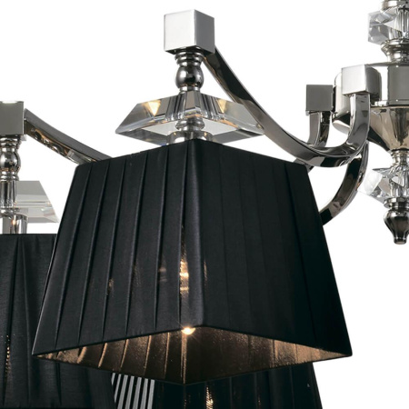 Потолочные люстры — Потолочная люстра Lumien Hall Fabriano LH1055/6C-NK-BK купить в 