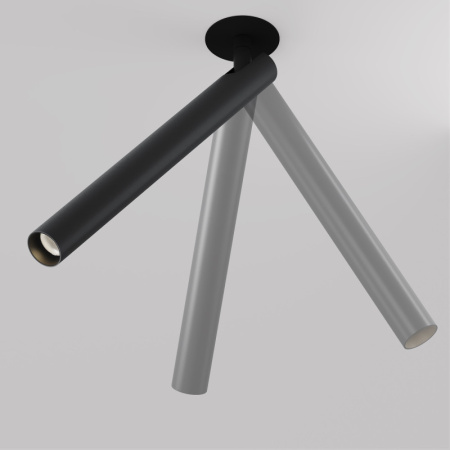 Встраиваемые точечные светильники — Встраиваемый светильник Maytoni Technical C141RS-L300-6W3K-B купить в 