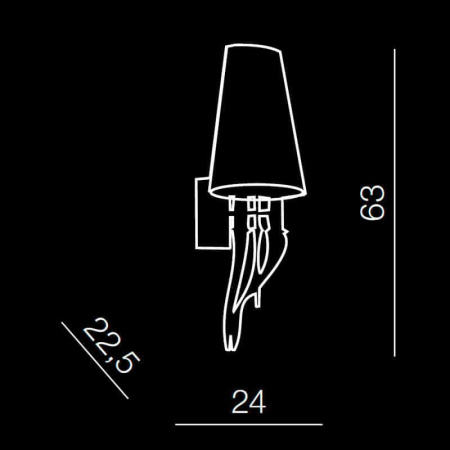 Потолочные светильники — Бра Azzardo Diablo AZ0087 купить в 