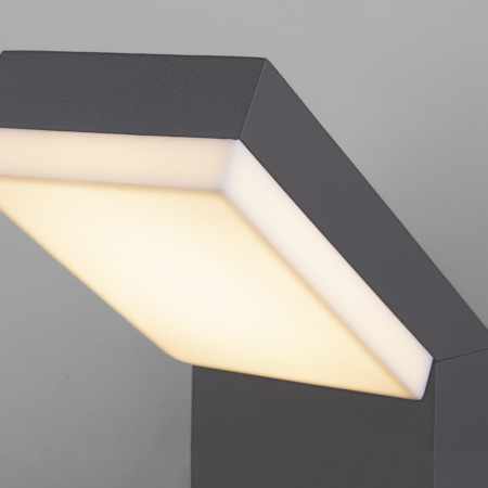 Уличные настенные светильники — Светильник настенный Elektrostandard 1541 TECHNO LED с датчиком движения Серый купить в 