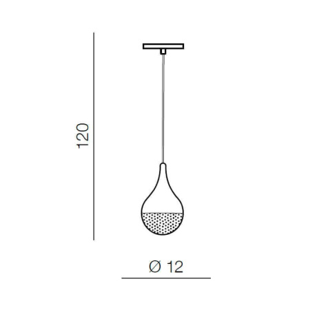 Подвесные светильники — Подвесной светильник Azzardo Cecilia 1 AZ2172 купить в 