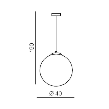 Подвесные светильники — Подвесной светильник Azzardo Sweet 40 AZ0444 купить в 