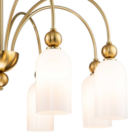 Люстры на штанге — Потолочная люстра Escada ODE 686/8PL Copper купить в 