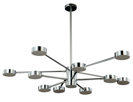 Люстры на штанге — Люстра на штанге Crystal Lux GORACIO SP10+1 D1100 CHROME купить в  Люстры на штанге — Люстра на штанге Crystal Lux GORACIO SP10+1 D1100 CHROME купить в