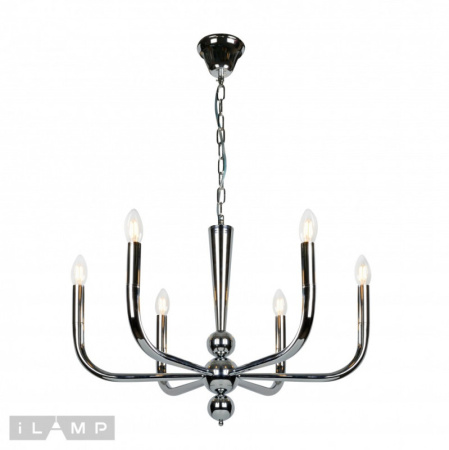 Люстры подвесные — Подвесная люстра iLamp 88088-6 CR купить в 