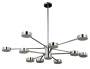 Люстры на штанге — Люстра на штанге Crystal Lux GORACIO SP10+1 D1100 CHROME купить в  Люстры на штанге — Люстра на штанге Crystal Lux GORACIO SP10+1 D1100 CHROME купить в