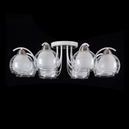 Люстры накладные — Накладная люстра Freya FR5052-CL-08-W купить в 