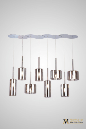 Люстры каскадные — Каскадная люстра AM Group AM355-8CH купить в 