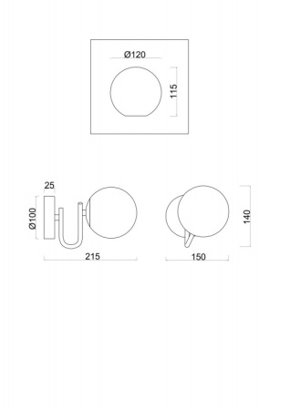 Настенные бра — Бра Freya FR5013WL-01CH купить в 