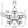 Люстры подвесные — Подвесная люстра ARTE Lamp A1528LM-5WH купить в  Люстры подвесные — Подвесная люстра ARTE Lamp A1528LM-5WH купить в