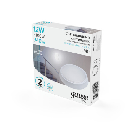 Офисные светильники — Офисный светильник Gauss 193411212-OAS купить в  Офисные светильники — Офисный светильник Gauss 193411212-OAS купить в