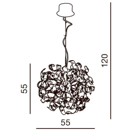Люстры подвесные — Подвесная люстра Azzardo Hair AZ0030 купить в 