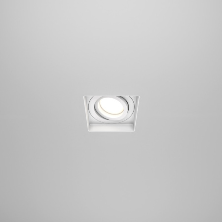 Встраиваемые точечные светильники — Встраиваемый светильник Maytoni Technical DL003-01-W купить в 