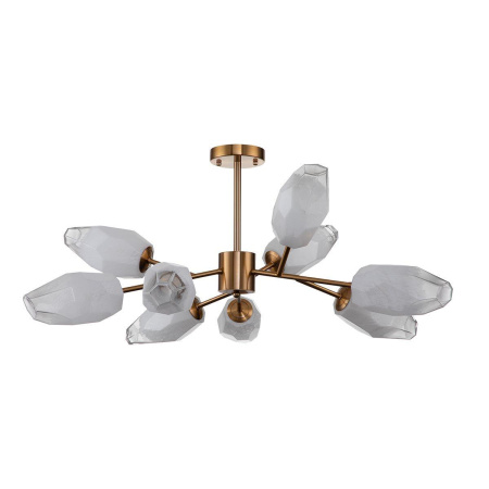 Люстры на штанге — Потолочная люстра Indigo Boccio 13003/9C Brass V000004 купить в  Люстры на штанге — Потолочная люстра Indigo Boccio 13003/9C Brass V000004 купить в