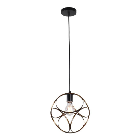 Подвесные светильники — Подвесной светильник IMEX MD.0308-1-P BK+ZGD купить в 