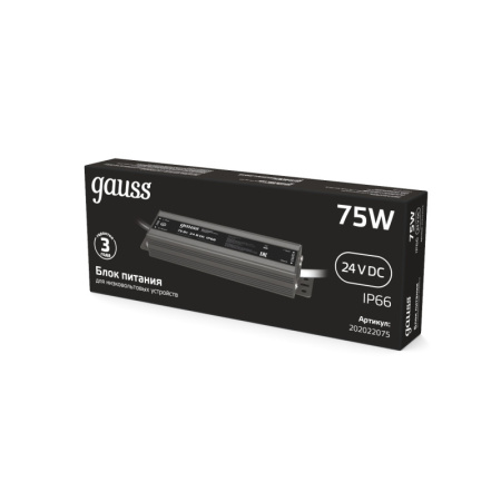 Блоки питания AC — Блок питания Gauss 202022075 купить в 