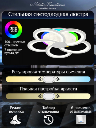 Люстры накладные — Накладная люстра Natali Kovaltseva HIGH-TECH LED LAMPS 82038 купить в  Люстры накладные — Накладная люстра Natali Kovaltseva HIGH-TECH LED LAMPS 82038 купить в