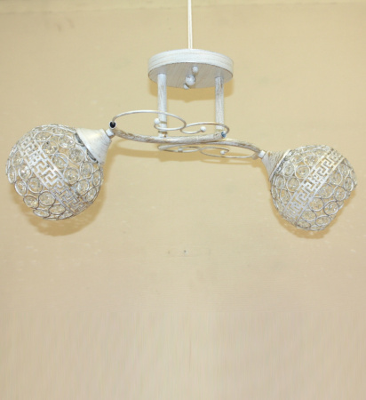 Потолочные люстры — 2482/2 белый с патиной золото купить в 