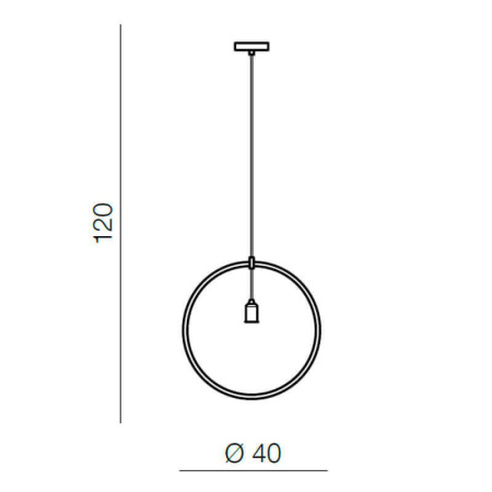 Подвесные светильники — Подвесной светильник Azzardo Krug AZ2113 купить в 