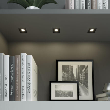 Встраиваемые точечные светильники — Встраиваемый светильник Elektrostandard 15271/LED 3W BK черный купить в 