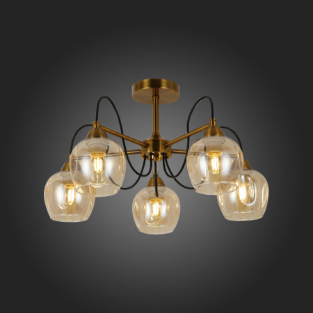 Люстры на штанге — Люстра на штанге Evoluce SLE110002-05 купить в 