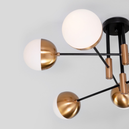 Люстры на штанге — Люстра на штанге Eurosvet 70129/6 латунь купить в 