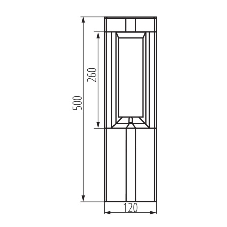 Свет для улицы — Садовый светильник Kanlux PEVO 50 GR 36551 купить в 