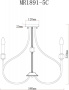 Люстры накладные — Накладная люстра MyFar MR1891-5C купить в  Люстры накладные — Накладная люстра MyFar MR1891-5C купить в