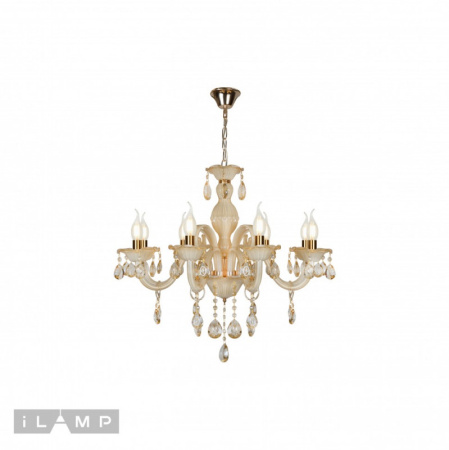 Люстры подвесные — Подвесная люстра iLamp 81072-8 WH купить в 
