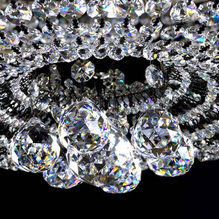 Потолочные люстры — Потолочная люстра Artglass Gerta Dia 800 Nickel CE купить в 