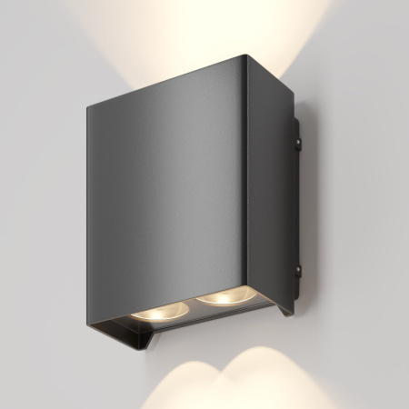 Уличные настенные светильники — Светильник настенный Maytoni O570WL-L20B3K купить в 