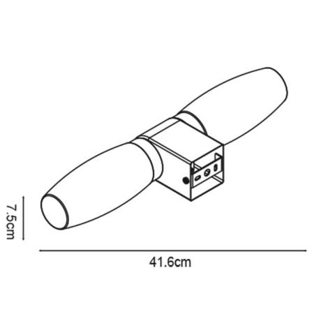 Настенные бра — Бра ARTE Lamp A1209AP-2WH купить в 