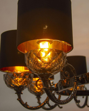 Люстры подвесные — Подвесная люстра Abrasax Paula PL.4305-10+3BL купить в 