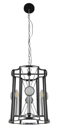 Люстры подвесные — Подвесная люстра Crystal Lux TANDEM SP4 D410 CHROME купить в 