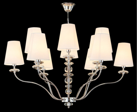 Люстры подвесные — Подвесная люстра Crystal Lux ARMANDO SP6+6 CHROME купить в 