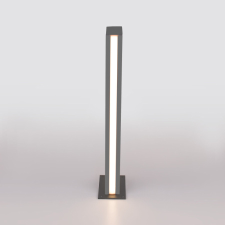 Средние уличные фонари — Садово-парковый светильник Elektrostandard 1538 TECHNO LED серый купить в 