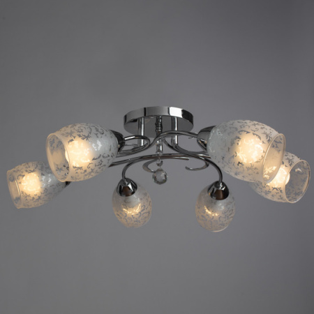 Люстры накладные — Накладная люстра ARTE Lamp A6055PL-6CC купить в  Люстры накладные — Накладная люстра ARTE Lamp A6055PL-6CC купить в