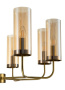 Люстры на штанге — Подвесная люстра Indigo Balletto 13014/8R Brass V000253 купить в  Люстры на штанге — Подвесная люстра Indigo Balletto 13014/8R Brass V000253 купить в
