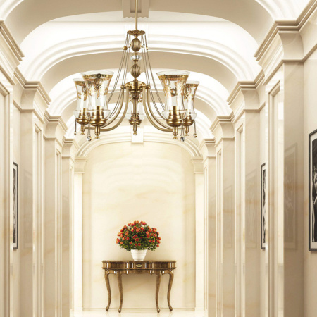 Люстры на штанге — Люстра на штанге Kutek NIC-ZW-5(P) купить в 