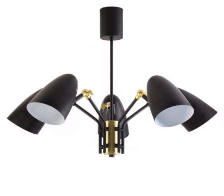 Люстры подвесные — 88332/5 черный купить в 